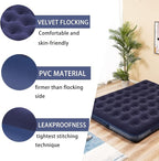 King Size Air Mattress Inflatable Bed, Blow Up Mattress Camping Sleeping Pad