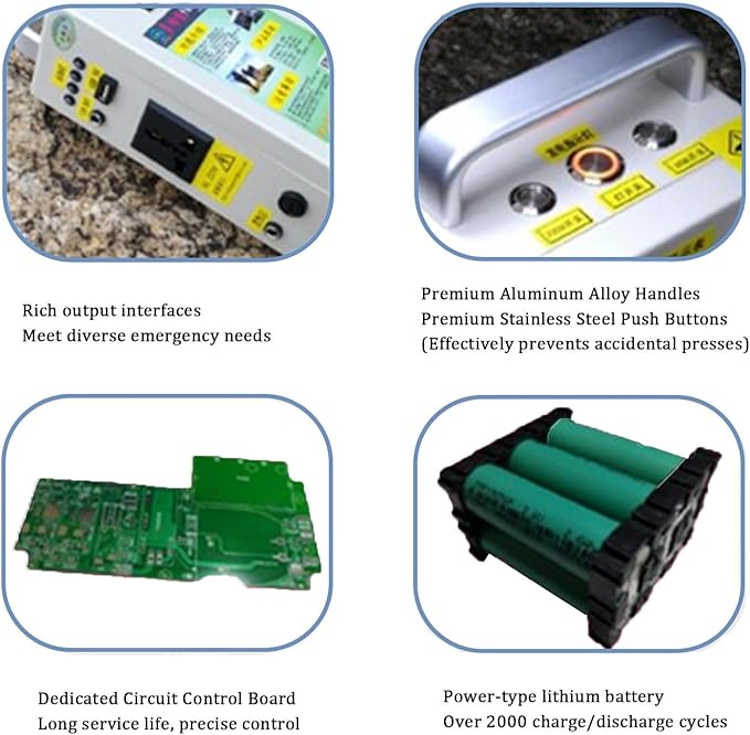150W Hand Crank Generator, Manual Hand Crank Generator Power Bank, 220V AC Outlet & USB Ports, for Outdoor Emergency Charging, Home Camping Power Supply 220V