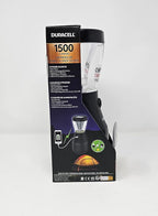 Duracell Dual Power Lantern 1500 Lumens with 5 Power Sources Available for Charging - 1 Lamp, Black