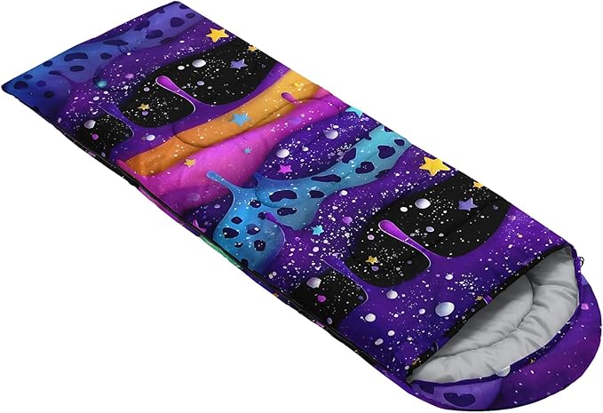 QOOMO Camping Sleeping Bags,3 Season Warm & Cool Weather,Lightweight,Waterproof Sleeping Bags for Adults & Kids,Traveling,and Outdoors,Camping Gear Equipment
