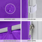 COOSHADE Instant Canopy SunWall 10x10 Canopy SideWall for Pop up Canopy Tent, 1 Pack Sidewall Only, Purple