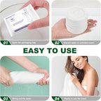 10 Pack Large Compressed Bath Towels Portable Lightweight Disposable Cotton Fiber Tablets Towel for Travel, Camping, Gym, Swimming, Beach (55" X 28")
