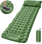 Inflatable Sleeping Pad for Camping, Compact Portable Airbed Mattress Pillow, Lightweight Backpacking Sleep Mat, for Outdoor Travel Backpacking Hiking Tent Car Truck SUV Women Men