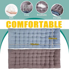 XXL Camping Cot with Mattress Oversize 32" Width Folding Cot Heavy Duty Comfortable Cots for Sleeping Guest Bed with Carry Bag Portable Easy to Set-up for Home Travel Outdoor 79" x 32" x 18"