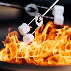 Solo Stove for Fire Pits Sticks Stainless Steel, Great for Roasting Marshmallows and Hot Dogs Marshmallow Sticks Fire Pit Accessories for Smores Maker | Set of 4 with Protective Casing