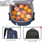 FORICH Backpack Cooler Leakproof Insulated Waterproof Backpack Cooler Bag, Lightweight Soft Beach Cooler Backpack for Men Women to Work Lunch Picnics Camping Hiking, 30 Cans