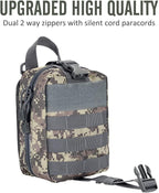 first aid kit bag empty Molle ifak pouch emt tactical medical pouch med rip away belt pouch small rescue tool pouches (ACU)