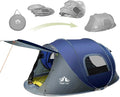 Night Cat Pop-up Camping Tent: 2 Person Tent Waterproof Instant Easy Setup Family Tent