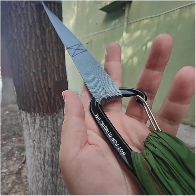 Compatible For Kamperbox Ultralight Hammock Camping Hammock Adjustable Double Size(Dark Grey)