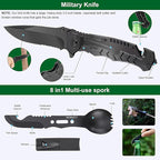 Gifts for Men Dad Christmas Husband Teenage Boy, Survival Kit 28 in 1, Survival Gear Tool Emergency Tactical Equipment Supplies Kits for Families Outdoors Camping Hiking Adventures