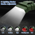 Clip on Hat Light,Magnetic,Artist Limited Edition,USB C Cap Lights Clip on 220 Lumens with Red Light for Everyday Carry, Camping, Hiking Night Working, Running, Fishing(Green)