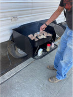 Tire Table Outdoor Stove Windscreen 18" for BBQ, Camping, and Travel with Nylon Cordura Bag Included