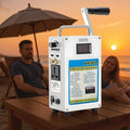 Hand Crank Generator 27000mah, Emergency Power Supply Charger Camping, 160W Outdoor Small Power Station, for Camping Outdoor Mobile Phone Computer Charging,220V