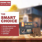 Fire Starters for Solo Stove Mesa, 60 Count BBQ Firestarter and Fireplace Accessories, Pellets for Bonfire and Firepit, Camping, Grilling, Cooking, Campfires, Charcoal, Wood, and Sticks (64 Cubes)