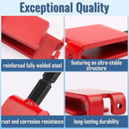 43416 Red Anchor Install Adapter Compatible with Eskimo and All Ice Anchor Drills, Ice Anchor Installation Tool Accessories for Ice Fishing Shelters Tent
