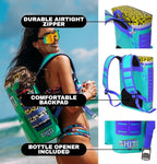 SHITI Coolers Cooler for Camping, Travel, Beach, Soft Lunch Box for Food, Drinks & Ice, Portable, Waterproof 24 Hr Insulated Bag with Shoulder Straps, Customizable