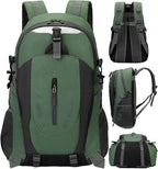 Day Hiking Backpack, 40L Hiking Bag Camping Backpack, Rucksack Waterproof Bag Storage Organizer for Cycling Camping Sports Fishing Climbing Travel Backpacking