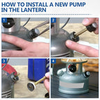Camping Lantern & Stoves Replacement Parts – Universal Plunger Metal Part, Plunger Pump Repair Kit 242J5201 – Compatible with Coleman Dual Fuel Lantern & Camping Stoves