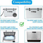 Cooler Basket for RTIC 52/72Qt Ultra-Light Wheeled Coolers,Inside Dry-Goods Basket fits Coleman 54 Qt Steel Belted Cooler,Stainless Steel Wire Rack