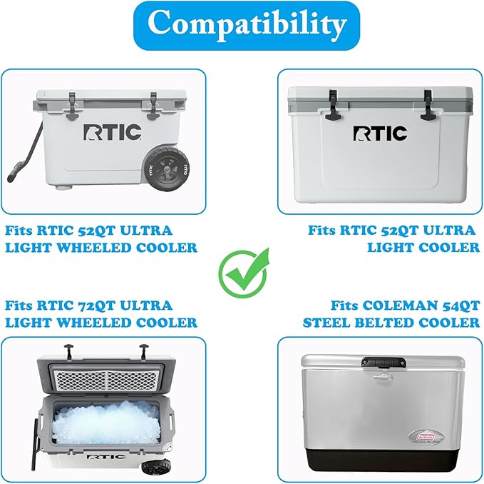 Cooler Basket for RTIC 52/72Qt Ultra-Light Wheeled Coolers,Inside Dry-Goods Basket fits Coleman 54 Qt Steel Belted Cooler,Stainless Steel Wire Rack