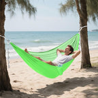 Cobalt Green Camping Hammock Camping Gear with 2 Tree Straps, Quick Dry Hammock 114" x 54"