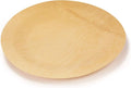 BambooMN Brand - 9" (23cm) Round Disposable Bamboo Veneer Plates, 96pcs