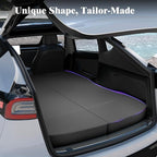 Ferlizer 4" Memory Foam Camping Mattress for Tesla Model Y, 76" x 43", Foldable Car Sleeping Pad with Plush Washable Cover, CertiPUR-US Certified, Dark Grey