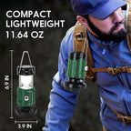 2025 Solar Camping Lantern with Fan,Rechargeable Camping Fans Charging for Phone, Battery Operated Light for Hurricane Power Outage Tent Emergency Camping Gear Must Haves, Christmas gifts for Mens Dad