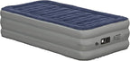 EMMA + OLIVER 18 Inch Twin Size Raised Inflatable Air Mattress with Internal Electric Pump