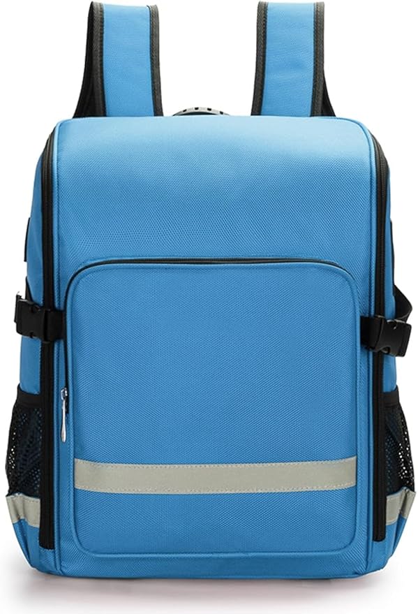 Portable First Aid Kit, Medical Emergency Survival Bag, First Responder Trauma Backpack, for Home Health Camping Field Trips(Blue)