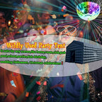 SAYOK 26FT Inflatable Nightclub House Disco Light Nightclub Tent with LED Color Lighting Suitable for Birthday Parties/Friend Gatherings/Family Celebration Parties for Inflatable Club Tent