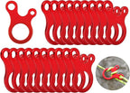 DS. DISTINCTIVE STYLE Aluminum Guyline Tensioner 20 Pieces Rope Tensioner for Outdoor Tent Camping Accessories
