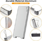 Camping Stove Windscreen Ultralight Folding Camp Stove Windscreen Portable Camping Stove Windshield for Use with Alcohol Stoves and Other Backpacking Stoves Butane Stoves 16 Plates