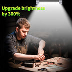 LETOUR LED Tube Magnetic Light Bar Work Lights 2000 Lumens 2600mAh 5 Lighting Options Camping Lantern USB Rechargeable Portable Battery Powered Lights with 2 Magnets Endurance for 40 Hours
