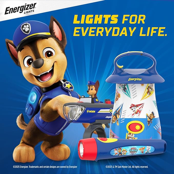 Energizer PAW Patrol Kids LED Lantern, Great Light for Kids, Batteries Included