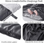 Tuphen Double Sleeping Bag, Sleeping Bag with 2 Pillows, Queen Size XL Bag for 2 People, Cold Warm Weather- 3 Seasons, Waterproof Adults for Camping, Backpacking or Hiking