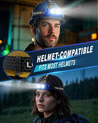 Headlamp Rechargeable 2PCS,4500L Super Bright Light Bright LED Rechargeable Headlight with White Light, Waterproof Head Lamp with Headband for Outdoor Camping, Hiking,Camping Essentials,Working