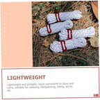 4pcs Tent Ropes for Camping Tent Fixing Ropes Reflective Canopy Supplies