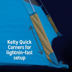 Kelty Ashcroft Camp Tent - 1, 2 or 3 Person Camping Shelter with Full Coverage Rainfly, Lightweight Aluminum Poles, Camping Backpacking Festival Shelter