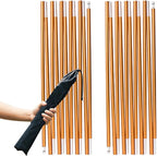 TRIWONDER Tent Poles Replacement Aluminum Camping Rod Accessories Pre-Assembled Tent Pole Repair Kit, 2 Pcs