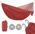 Brown Plain Camping Hammock Swing Hammock for Camping Travel Accessories