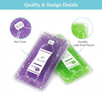 Reusable Ice Packs for Coolers - 5 Pack Freezable Gel Packs for Lunch Box, Camping, Picnic, Medical Cold Therapy - Leakproof & Long-Lasting Cold Storage