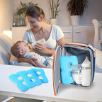 JMEXSUSS Reusable Ice Packs for Cooler, Long Lasting Breastmilk Bottle Storage, Freezer Packs Can Cooler for Lunch Boxes, Beer Soda, Camping