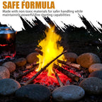 30 Pack Waterproof Fire Starters with 5+ Minute Burn for Camping, Emergency, Fire Pits, Grills,Non-Toxic