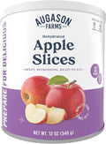 Dehydrated Apple Slices Emergency Food Supply, 20 Servings, 25 Year Shelf Life, Great for Cooking, Baking, and Snacks - Dehydrated Meals, Survival Food Camping Essentials Can
