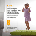 Inflatable Toddler Travel Bed with Pump Sack – Ultralight Kids Travel Mattress, Ripstop Nylon Construction, Compact Portable Sleeping Pad for Travel & Camping