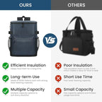 Cooler Backpack 33/40 Cans Coolers Insulated Leak Proof for Men & Women, Waterproof Soft Sided Lunch Camping Beach Travel Ice Chest Bag Hiking Picnic Backpack