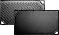 Lodge Double Play Reversible Cast Iron Grill/Griddle - Dual-Sided with Double Burner Configuration for Eggs, Pancakes, Burgers & More - Seasoned, Non-Toxic Cookware - Heavy-Duty Grill Pan - Black