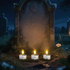 SoulBay Solar Tea Lights Outdoor Waterproof, 6 Pack Small Flameless Flickering Small Bright LED Candles Lights with Dusk to Dawn Sensor for Lanterns Window Chandelier Garden Patio Deck Décor