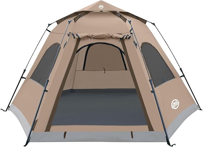 ADSMART Instant Tents for Camping 2/3/4/5 Person Tent Waterproof Easy Setup Sets Up Backpacking Tents with Carry Bag for Outdoor Hiking